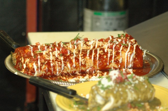 Blue Agave El Toro Grande Burrito Challenge