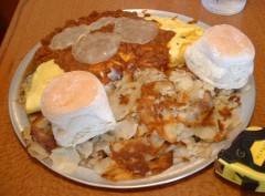 Broken Yolk Cafe's "Iron Man" Omelet Challenge