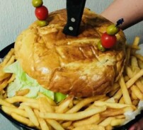 Cooters Monster Burger Challenge Clearwater Beach