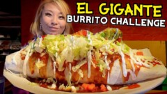 Fronteras El Gigante Burrito Challenge Raina
