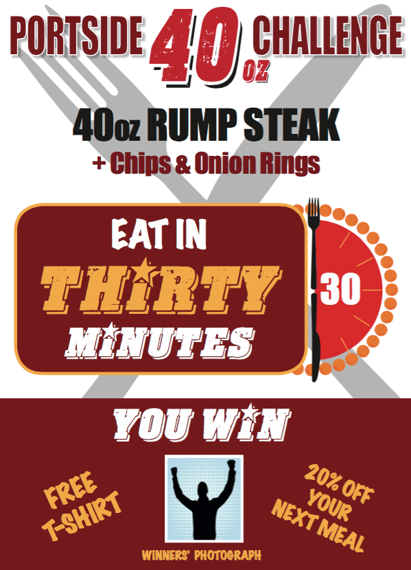 Portside Inn Steak Challenge Rules