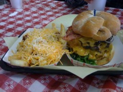 Hoggs Gourmet Grill's Quad Burger Challenge