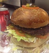 Bernie & The Boys Bistro's Mammoth Burger Challenge