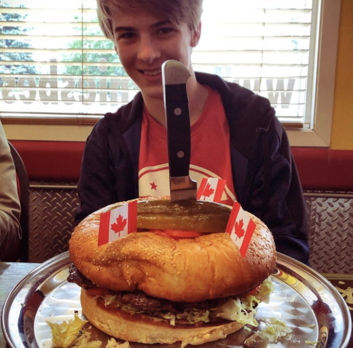 Bernie & The Boys' Bistro "Mammoth" Burger Challenge