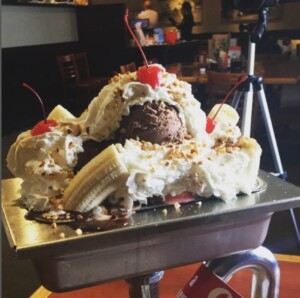 Colonial Cafe's "Kitchen Sink" Ice Cream Sundae Challenge