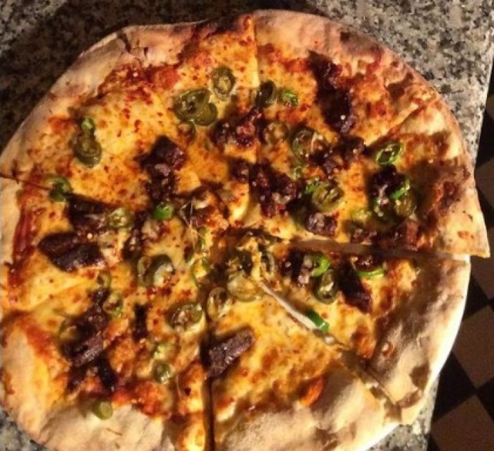 Parlour's Flaming Pizza Challenge