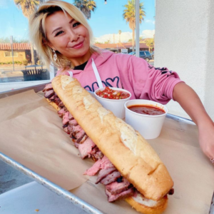 Rib Line's "Brahma Bull" Sandwich Challenge