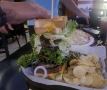 The Bears Den Bar and Grill's "Grizzly" Sandwich Challenge