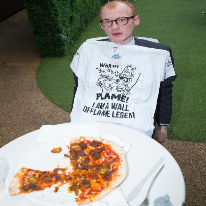 The Parlour's Flaming Pizza Challenge Shirt