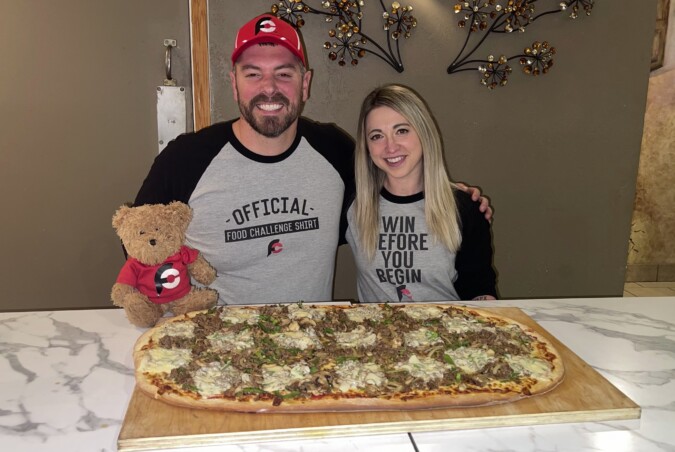 Luigi's Football Team Pizza Challenge