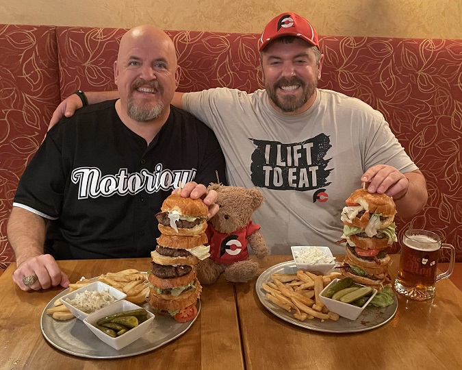 Maggio's Burger Challenge Pennsylvania Bob Randy Santel