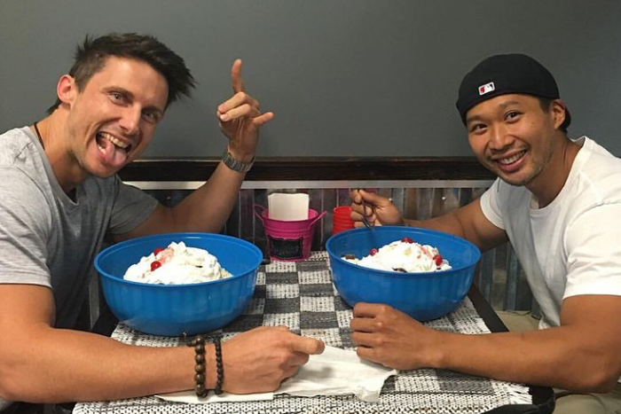 Campbells' "Outrageous Split" Ice Cream Challenge