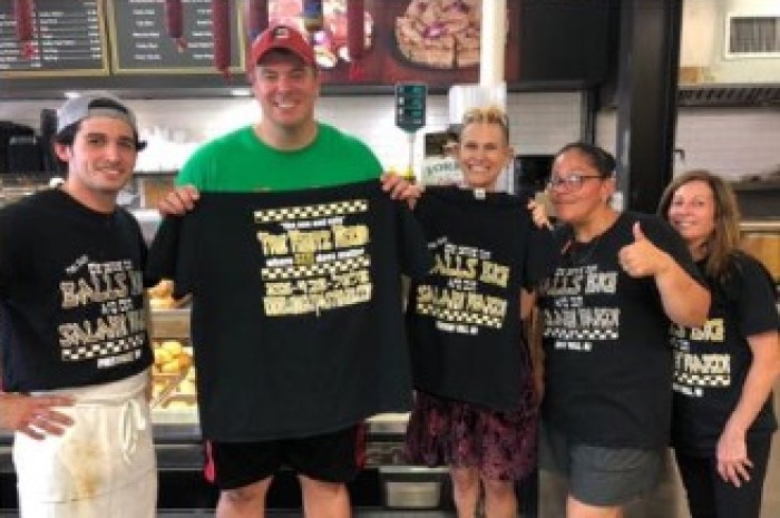 Kibitz Room's "GBMF" Deli Sandwich Challenge Shirt