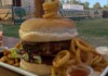 Nindigully Pub's "Road Train" Burger Challenge