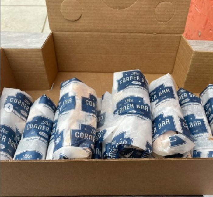 The Corner Bar's 12 Hot Dog Wall of Fame Challenge