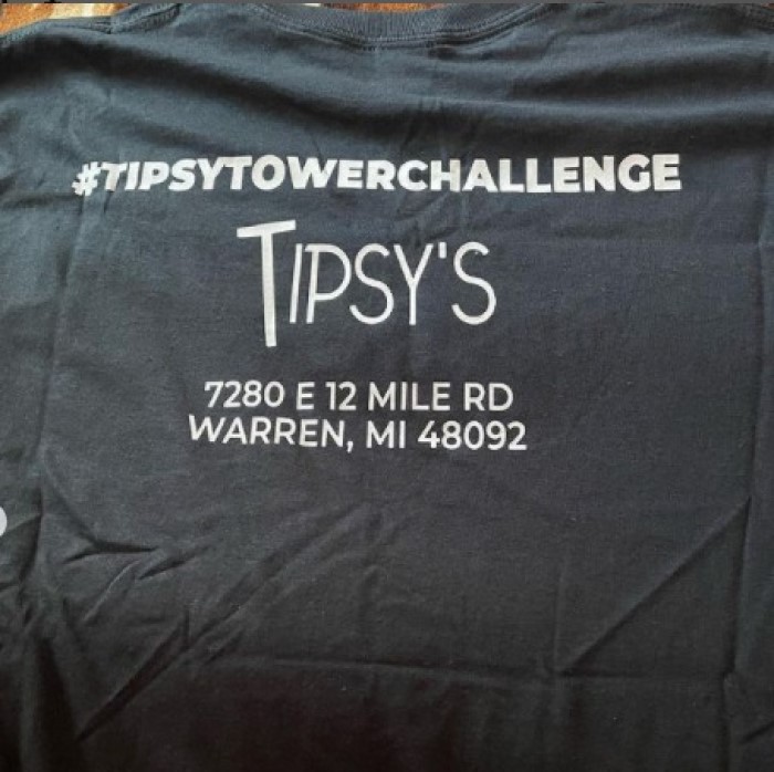 Tipsy Mcstagger's Tipsy Tower Burger Challenge Shirt