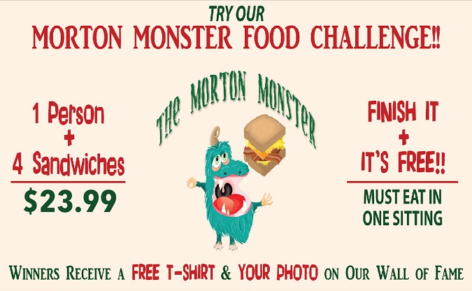 Coffee Station Monster Sandwich Challenge Rules