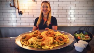 Cafe Central Park Parmo Challenge Middlesbrough