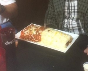 Alejandro's Godzilla Burrito Challenge