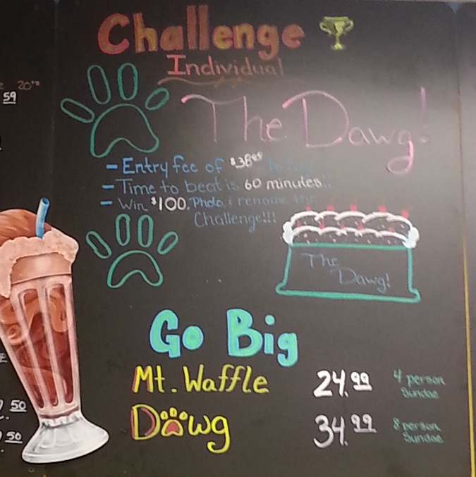 Waffle Cone Dawg Ice Cream Challenge Ad