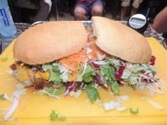 The Big Dino Snack Double K Burger Challenge