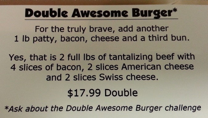 Witham's Burger Challenge Rules