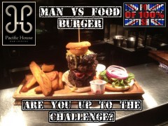Pacific House Bar’s Man vs Food Burger Challenge
