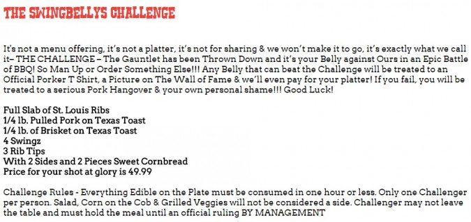 swingbellys bbq rules