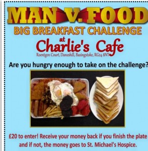 Charlie’s Cafe’s Man vs Food Breakfast Challenge Rules