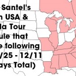 Randy Santel's 2015 Eastern USA & Canada Tour Schedule