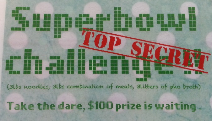 Dong Thap Noodles Pho Challenge Rules
