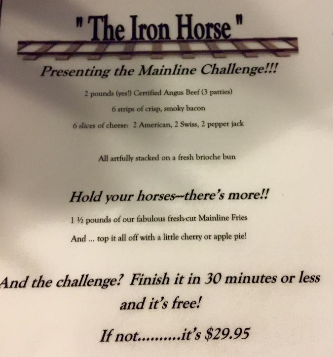 Mainline Bar Iron Horse Challenge Rules