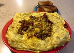 Pig Out Omelet Challenge Photo