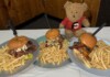 Hoppers Bar Grill Triple Belt Buster Burger Challenge Waconia Minnesota