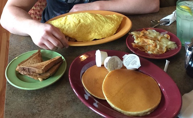 Top of the Viaduct's Bad Boy Omelette Challenge
