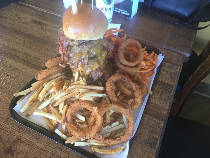 Krave Kobe Burger Grill Karnivore Kolossal Challenge
