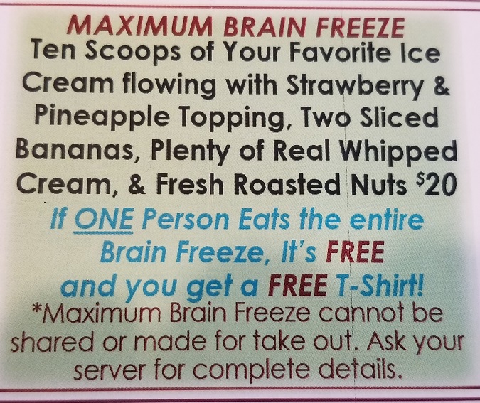Maximum Brain Freeze Challenge Rules
