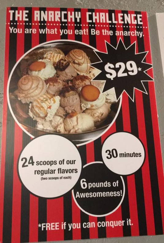 Revolution Anarchy Ice Cream Challenge Rules
