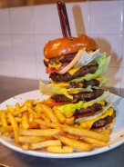 Bullpen Bar & Grill's Burger Challenge