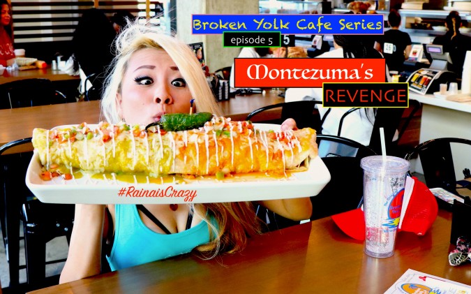 SDSU Broken Yolk Cafe's "Montezuma's Revenge" Burrito Challenge