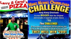 Larry N Carol's King Kong Overload Pizza Challenge