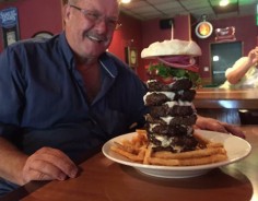 Railhouse Restaurant's Freight Train Burger Challenge