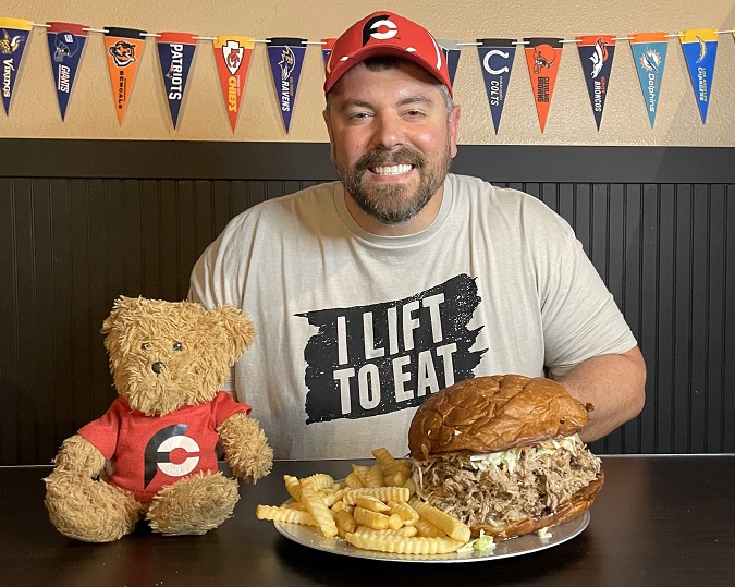 Da Coconut Cafe Hawaiian Sandwich Challenge Temecula Randy Santel Fries Leonidas