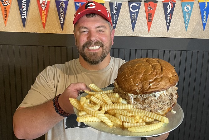 Da Coconut Cafe Hawaiian Sandwich Challenge Temecula Randy Santel