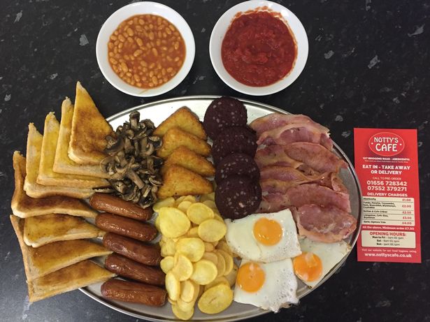 Notty's Cafe Breakfast Challenge