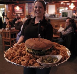 Hoppies Tavern's Colossus Burger Challenge