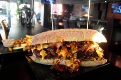 Holy Smoke's B52 Burger Challenge