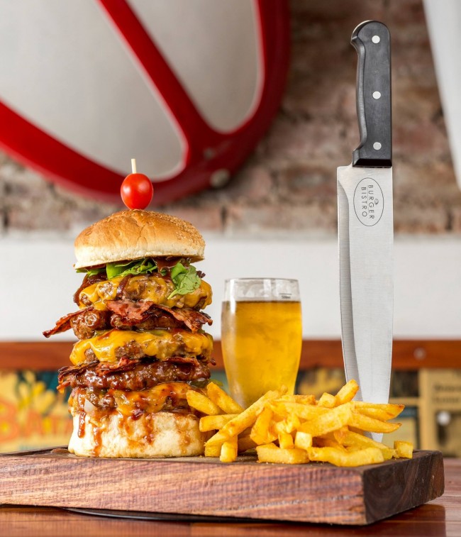 Burger Bistro's "Mike" Burger Challenge