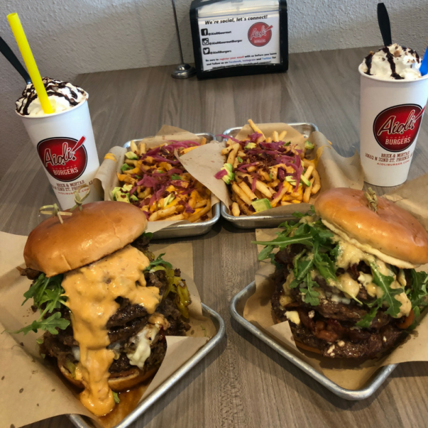 Aoli Gourmet Burgers Triple Threat Challenge