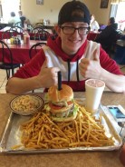 Cafe 56's Triple Decker Stomach Wrecker Challenge